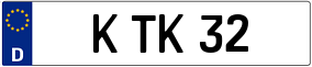 Truck License Plate